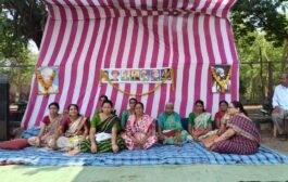 निप्पान प्रकल्पग्रस्त धरणे आंदोलनाचा आज पहिला दिवस