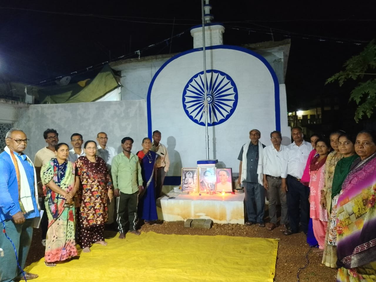 ✨लोकशाहीर अण्णाभाऊ साठे जयंती सम्राट अशोक विहारात साजरी